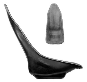 Seat B - Universal Fiberglass Highback Wedge Seat Shell Only