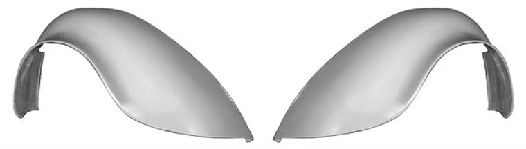 F200F  1949-1977 VW Beetle and 1971-1979 VW Super Beetle FLARED 1 1/2" Wider Than Stock Rear Fenders, Smooth No Indentions For Tail Lights-PAIR 