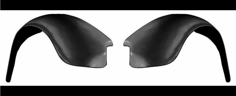 K101/102-RR/LR 1949-1977 VW Beetle Heavy Duty Rear Fenders PAIR