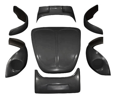 K202 1973-1979 VW Super Beetle Heavy Duty 7 Piece Baja Kit