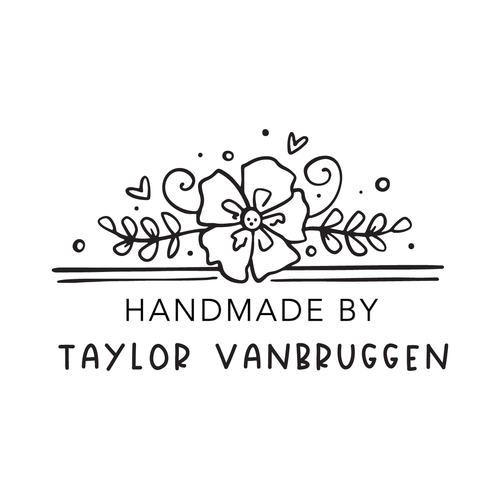 Pretty Posy Custom Stamp