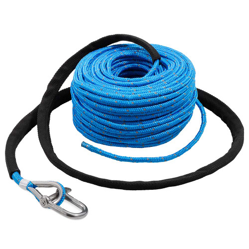 TRAC Outdoors Anchor Rope - 3\/16" x 100 w\/SS Shackle [69080]