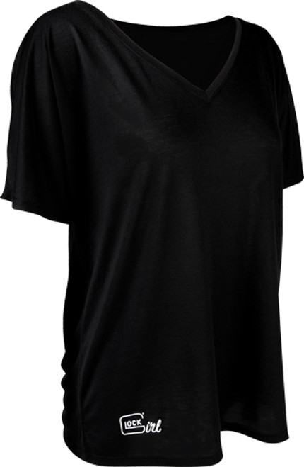 Glock Oem Glock Girl Relaxed V - Neck Med Black