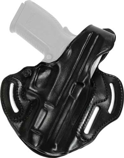 Galco Cop 3 Slot Belt Holster - Rh Lther Beretta 92f/fs Black<