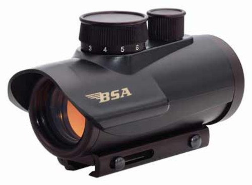 Bsa 1x30mm Red Dot Sight - 5-m.o.a. Dot Black Matte - RD30