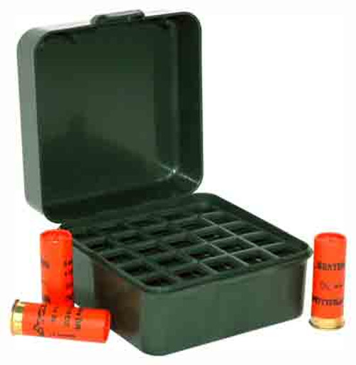 Mtm Ammo Box Shotshell To 3" - 1216& 20ga. 25-rounds F Grn