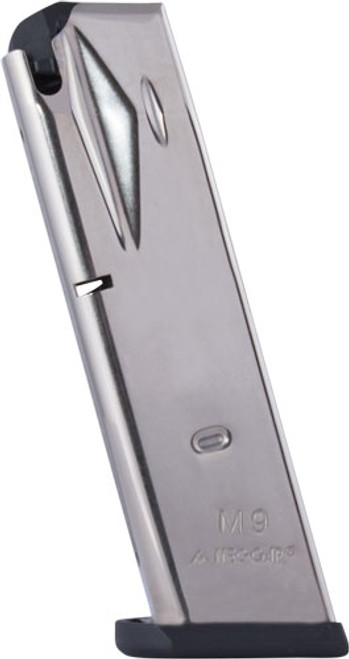 Mec-gar Magazine Beretta 92fs - 9mm Luger 15rd Nickel