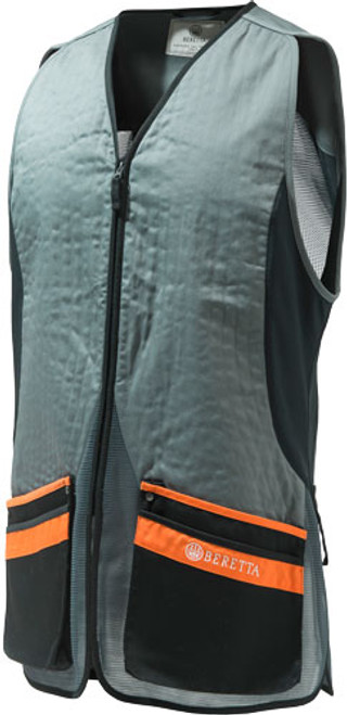 Beretta Men's S.pigeon Vest - Medium Grey/orange