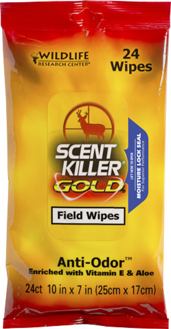 Wrc Field Wipes Scent Killer - Gold 24-pack