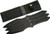 Szco Rite Edge 9.75" Throwing - Knife Black 3pc Set W/sheath