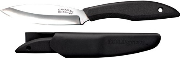 Cold Steel Canadian Belt Knife - 4" Plain Edge Blade W/sheath