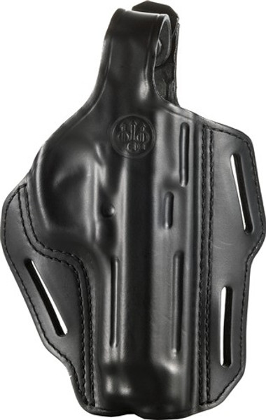 Beretta Holster 92fs/96 - Belt Slide Rh Leather Black<