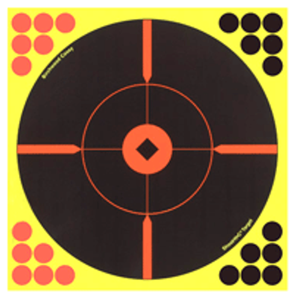 B/c Target Shoot-n-c 12" - Crosshair Bull's-eye 5 Targets