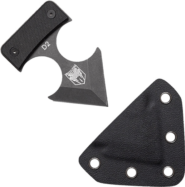 Cobratec Defender D2 Steel 3" - Total Length W/ Kydex Sheath