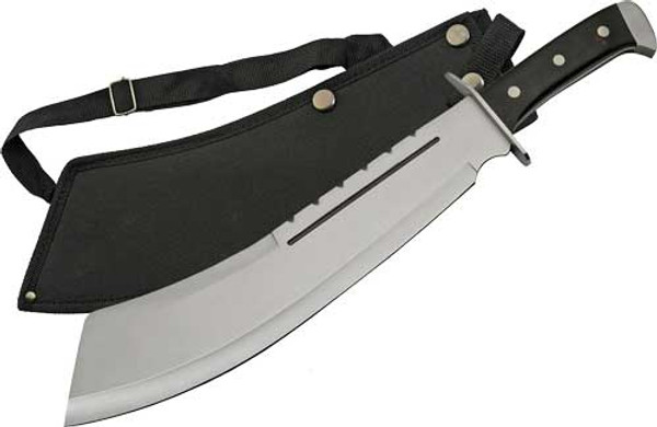 Szco Rite Edge 13.5" Black - Bully Machete Ss Blade W/shth