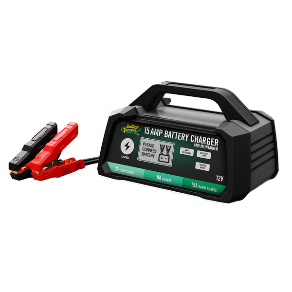 Battery Tender 12V, 15\/8\/2A Selectable Chemistry Battery Charger