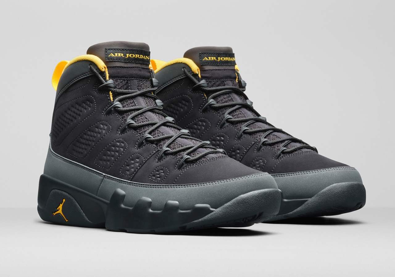 jordan 9 university gold nike