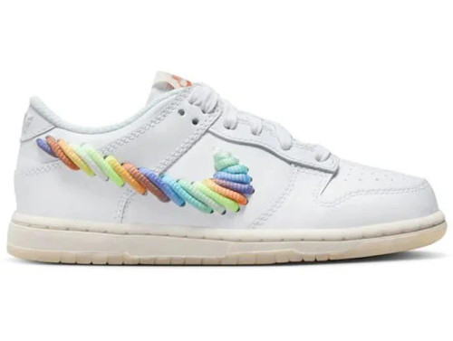 Nike Dunk Low PS 'Rainbow Lace Swoosh'