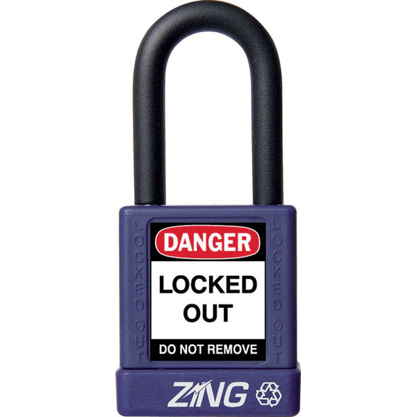 ZING RecycLock Insulated Safety Padlocks, Multiple Configurations