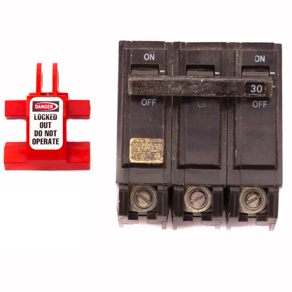 ZING RecycLockout™ Multi-Pole Circuit Breaker Universal Lockout, 3/pkg