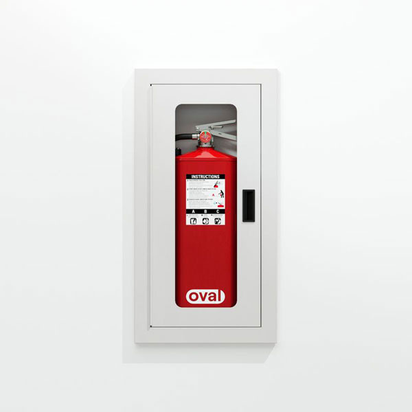 Oval CRST Recess Mounted Cabinets for Model 10J-ABC Fire
