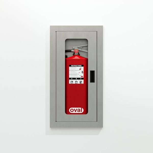 Oval CRSS Recess Mounted Cabinets for Model 10J-ABC Fire