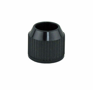 A photograph of a cg-352 chem-thread, celcon® compression cap with hole.