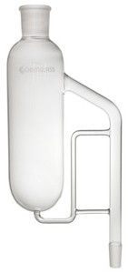 A photograph of a CG-1366-01 liquid-liquid continuous extractor w/ bottom return tube.