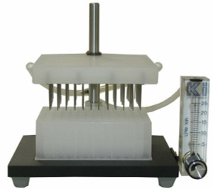 A photograph of a 21400 Glas-Col basic non-heated evaporator with 96 wells.