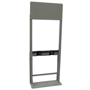 A photograph of a 26021 2-cylinder gas cylinder process station with mounting panel.