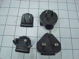 Photograph of Universal AC Prong Set for Ohaus Balance Power Adapters.