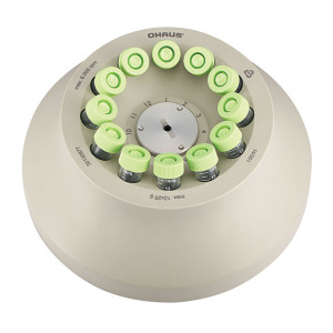 Photograph of Angle Rotor, 12 x 15 mL, loaded with tubes (not included).