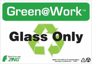Zing Green@Work™ Trash Only Signs, 10