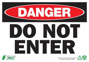 Drawing of the sign as described in the Product Description.