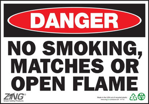 Drawing of the sign as described in the Product Description.