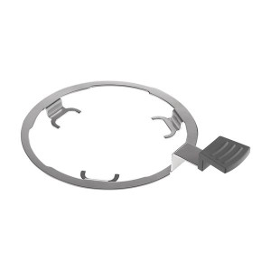 Photograph of a handle pan for use with Ohaus MB 90 and MB120 moisture analyzers.