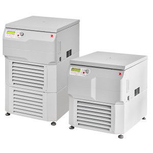 Photograph of Ohaus Frontier™ FC5917RF and FC5917RF Short (Under Bench) Multi Pro Centrifuges.