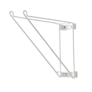 An image of 06086 PVC Sanitation Ladder Rack with nothing on it. 