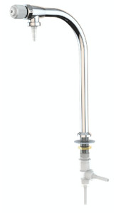 A photograph of the L7837 Recirculating Pure Water Faucet, Polypropylene-Lined, Deck Mounted with polished chrome finish.