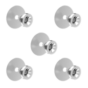 A picture of five LS-S-80420-5 Button Hook & Washer Kits.