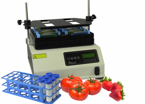 Strawberries, tomatoes, rack and tubes sold separately.