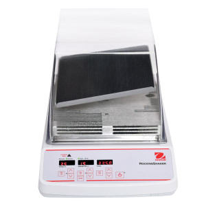 Picture of Ohaus Incubating Rocking Shaker, front view with lid closed. 