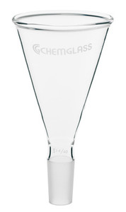 A photograph of a cg-1720-l steep sided powder funnel .