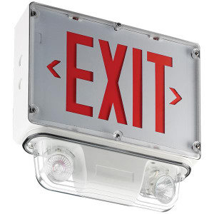 A photo of a Survive-All SVX Series Combo LED Exit Sign/Emergency Light