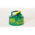 Photograph of green type 1 galvanized steel safety can with 1 gallon capacity.