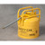 Photograph of yellow eagle dot transport type ii safety can with pour spout and 5 gallon capacity.