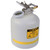 A photograph of a 02130 justrite disposal safety cans, polyethylene, 5 gallon, white.