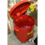 A photograph of a 02131 eagle oily waste safety cans, 6 gallon, red in use. 