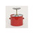 A photograph of red 02140 galvanized steel eagle safety plunger cans with 4 quart capacity.