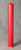 Photograph of red eagle sooth bollard post sleeve.